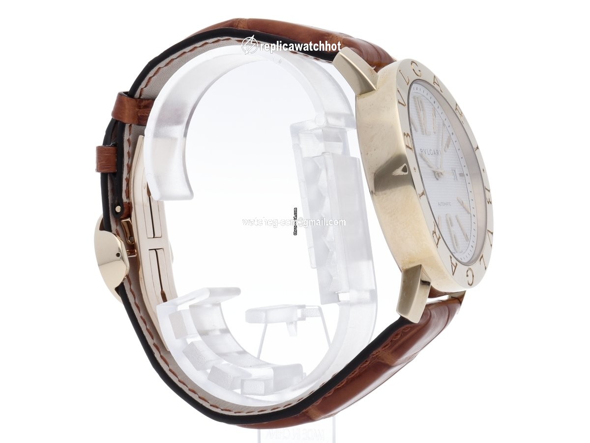 Bulgari Bulgari Mens watch Unisex Automatic Yellow gold BB42WGLD N 3