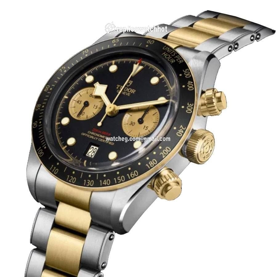 Tudor Black Bay Chrono Mens watch Unisex Automatic Gold Steel M79363N-0001 3
