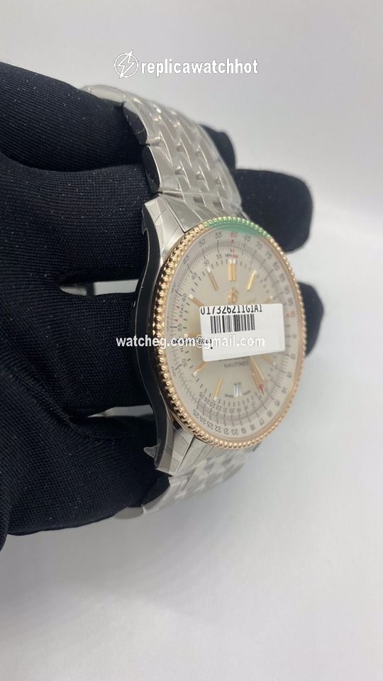 Breitling Navitimer Mens watch Unisex Automatic Gold Steel U17326211G1A1 3