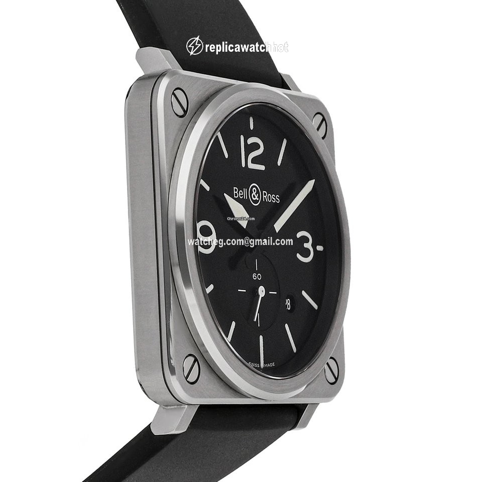 Bell & Ross BR S Mens watch Unisex Quartz Steel BRS-BLC-ST 3