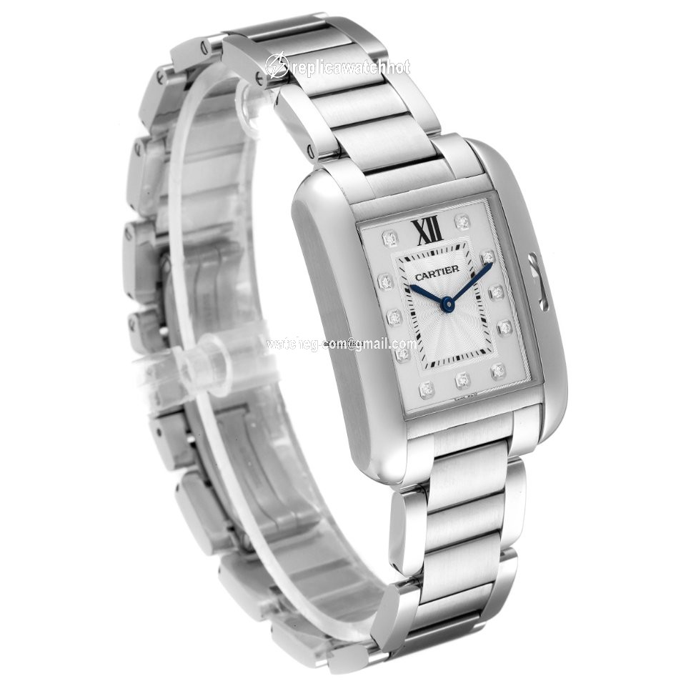 Cartier Tank Anglaise Womens watch Quartz Steel W4TA0004 3