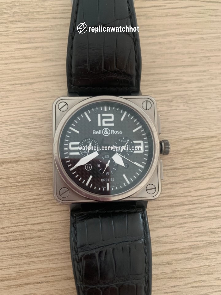 Bell & Ross BR 01-94 Chronographe Mens watch Unisex Automatic Titanium BR01-94-Titanium 3