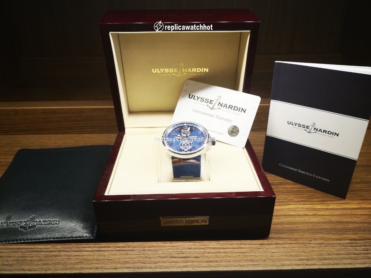 Ulysse Nardin Marine Chronometer Manufacture Mens watch Unisex Automatic Steel 1183-126-3 63 3