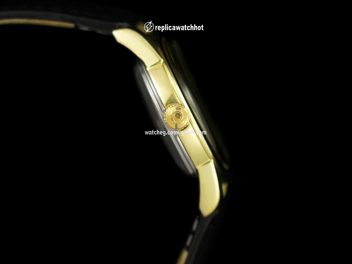 Omega Seamaster Mens watch Unisex Manual winding Gold Steel 8264 3
