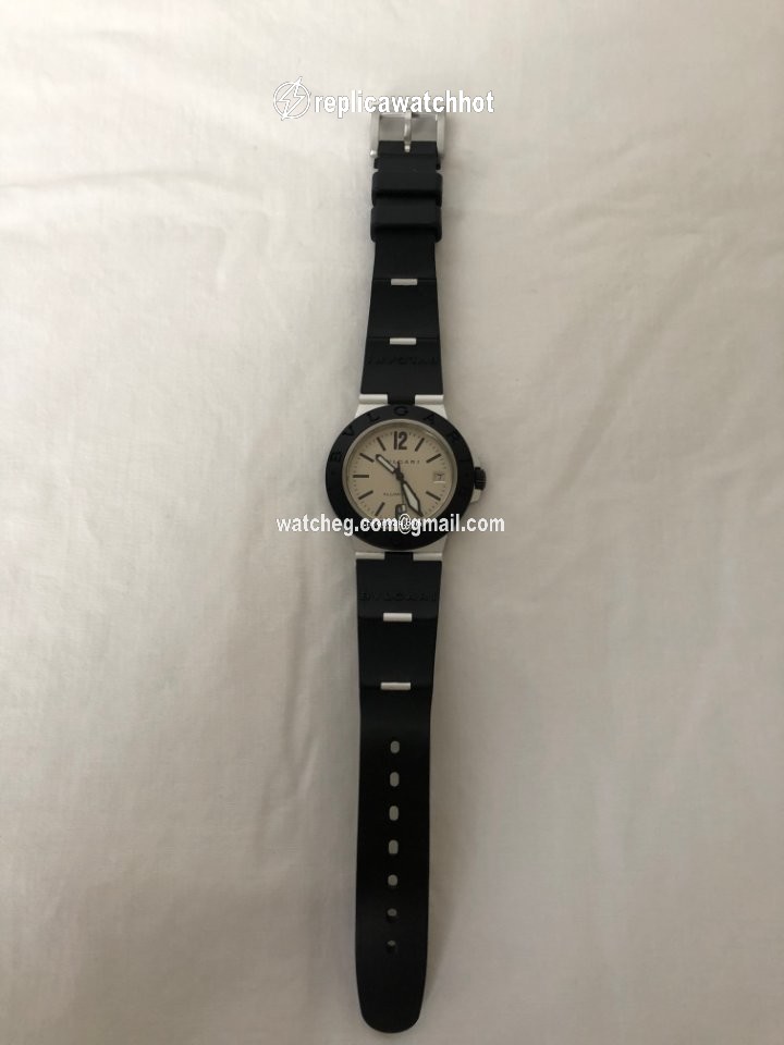 Bulgari Diagono Mens watch Unisex Automatic Aluminum AL 38 A 3