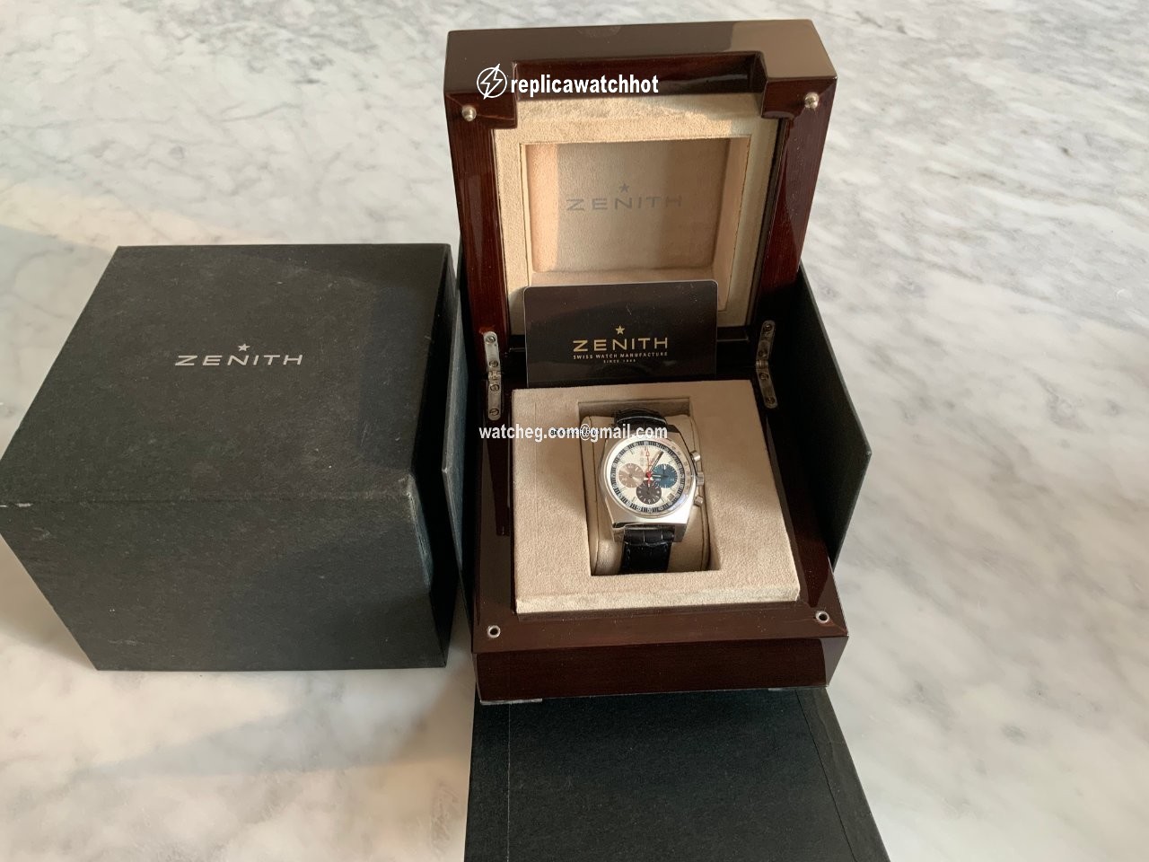 Zenith El Primero New Vintage 1969 Automatic Steel 03.1969.469 01.C490 3