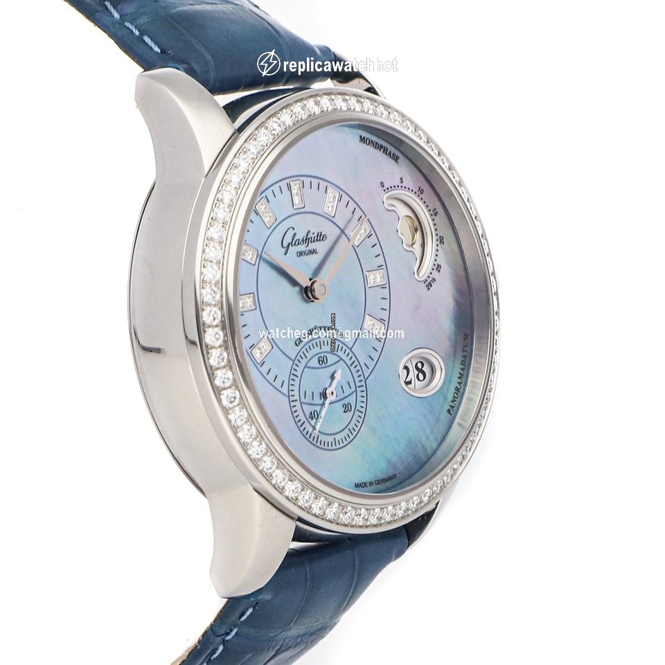 Glashtte Original PanoMatic Luna Mens watch Unisex Automatic Steel 1-90-12-03-12-02 3