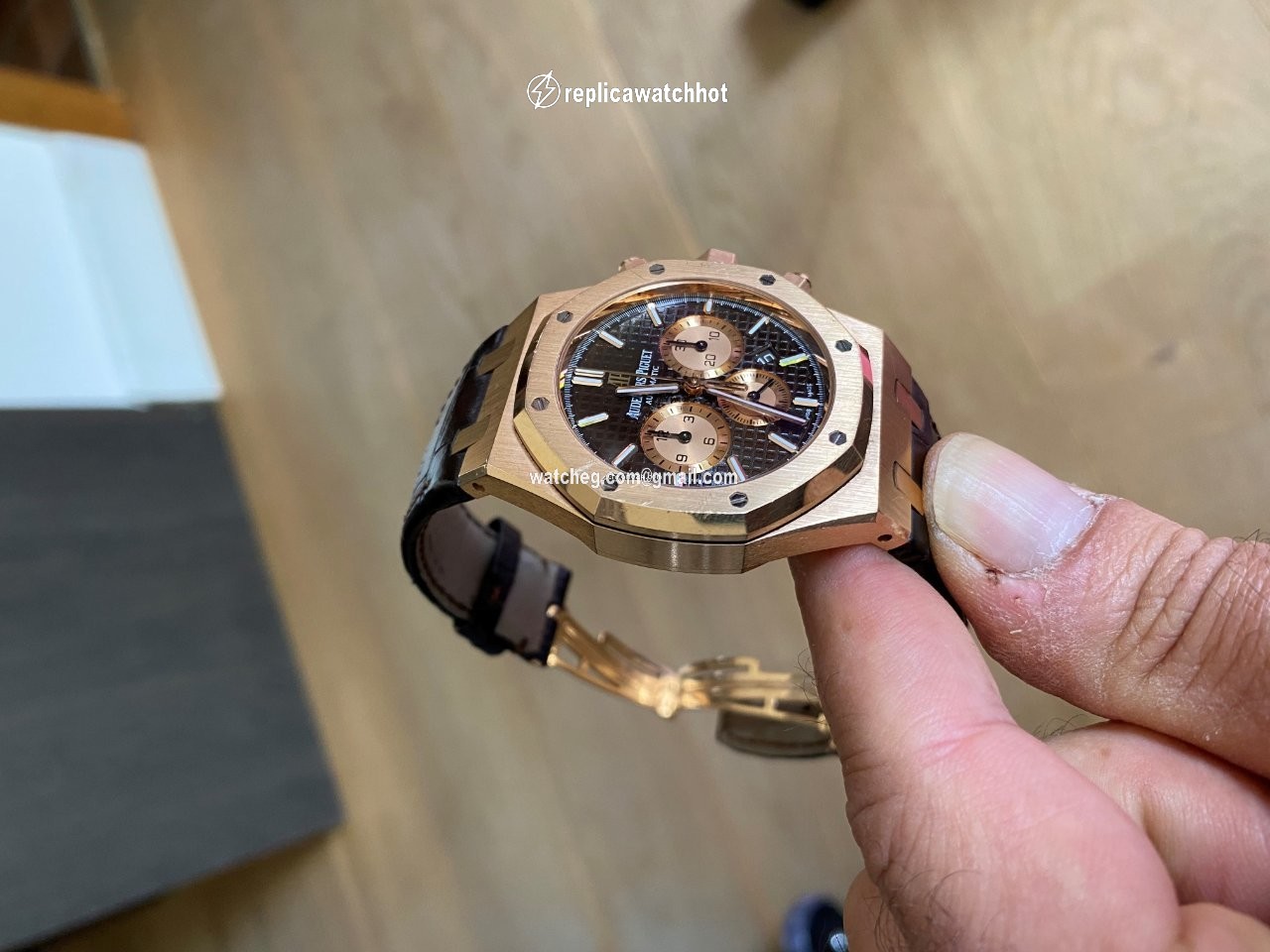 Audemars Piguet Royal Oak Chronograph Mens watch Unisex Automatic Rose gold 263310R.00D821CR.01 3