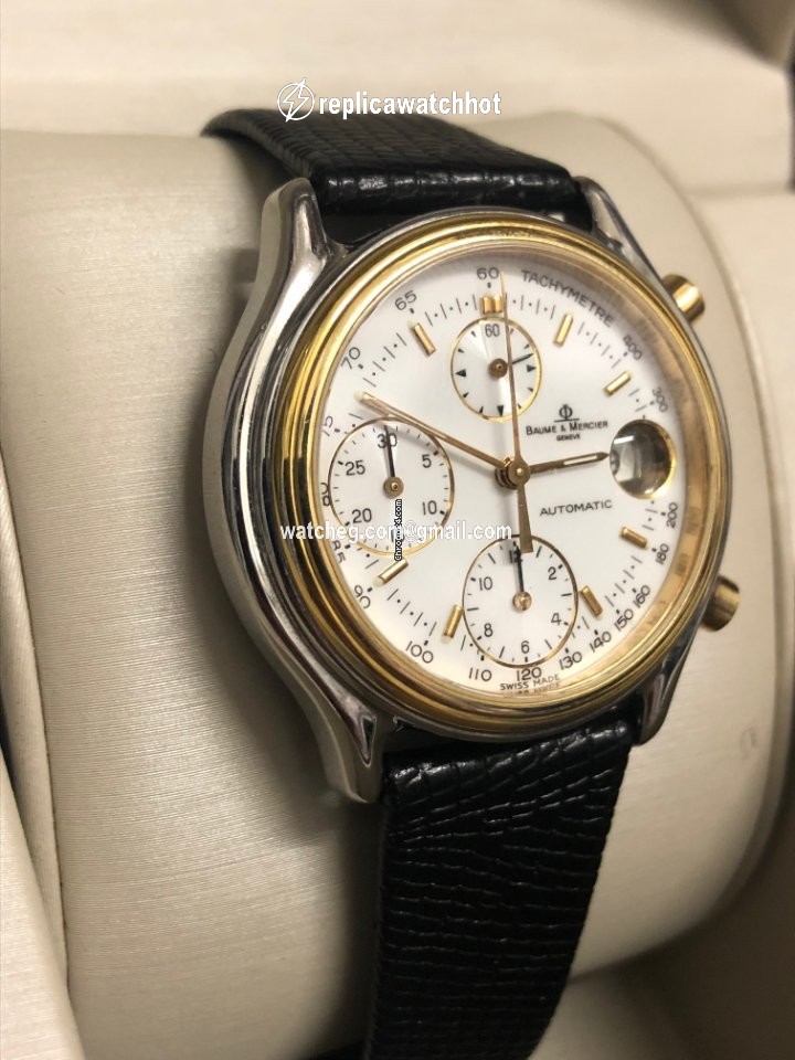 Baume & Mercier Mens watch Unisex Manual winding Gold Steel 6103 3