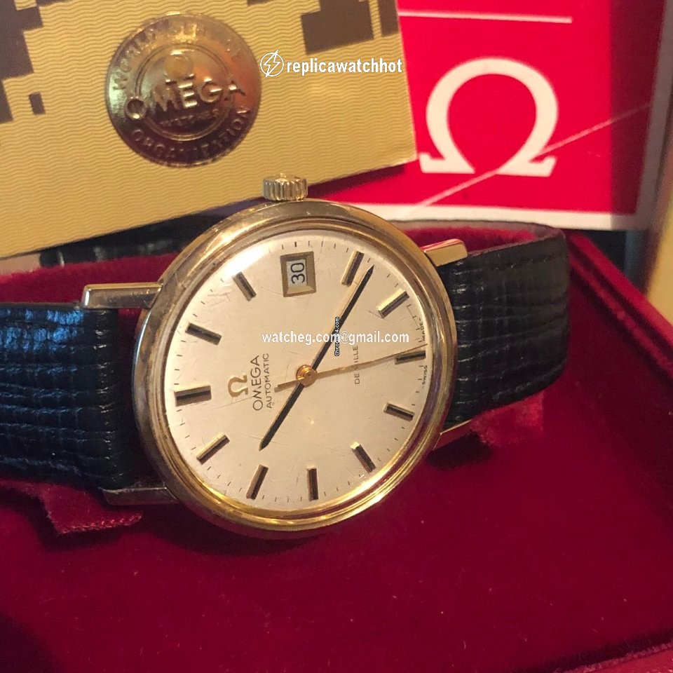 Omega De Ville Mens watch Unisex Automatic Yellow gold 166.5161 3