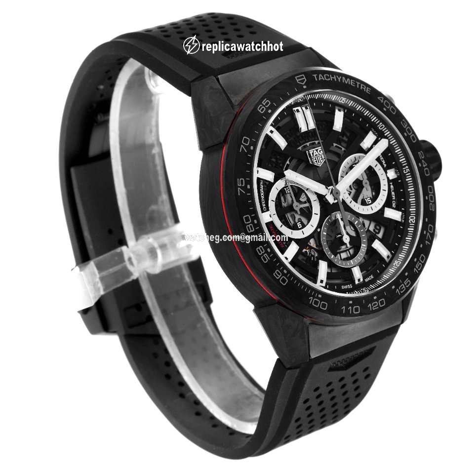 TAG Heuer Carrera Heuer-02T Mens watch Unisex Automatic Carbon CBG2A91.FT6173 3