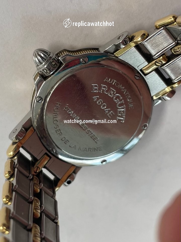 Breguet Marine Womens watch Automatic Gold Steel 8400SA 12 X40 3