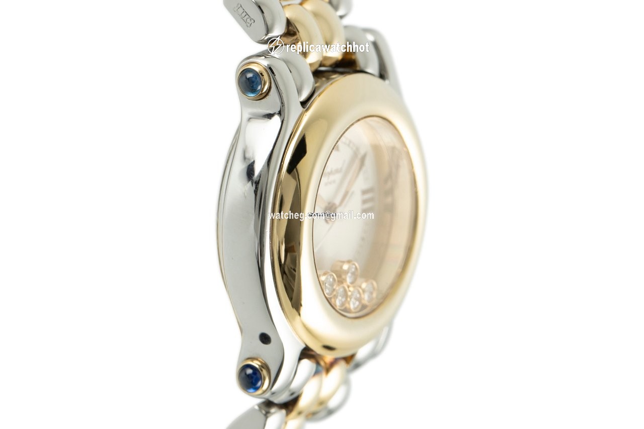 Chopard Happy Sport Womens watch Quartz Gold Steel 27 8251-23 3