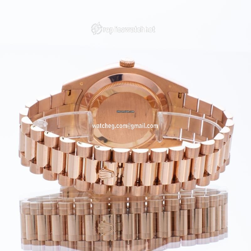 Rolex Day-Date II Mens watch Unisex Rose gold Automatic 218235 3