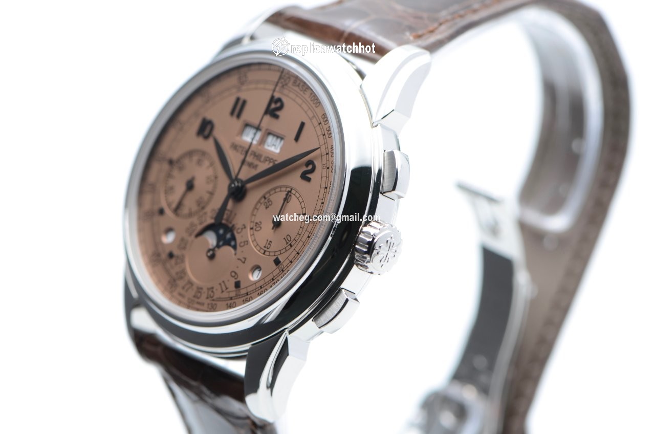 Patek Philippe Perpetual Calendar Chronograph Mens watch Unisex Manual winding Platinum 5270P-001 3