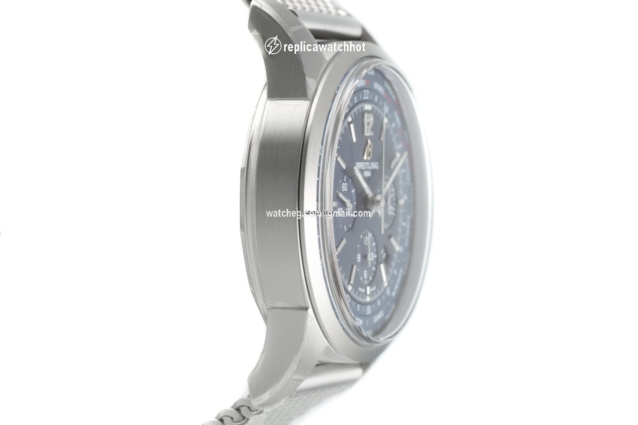 Breitling Transocean Chronograph Unitime Mens watch Unisex Automatic Steel AB0510 3