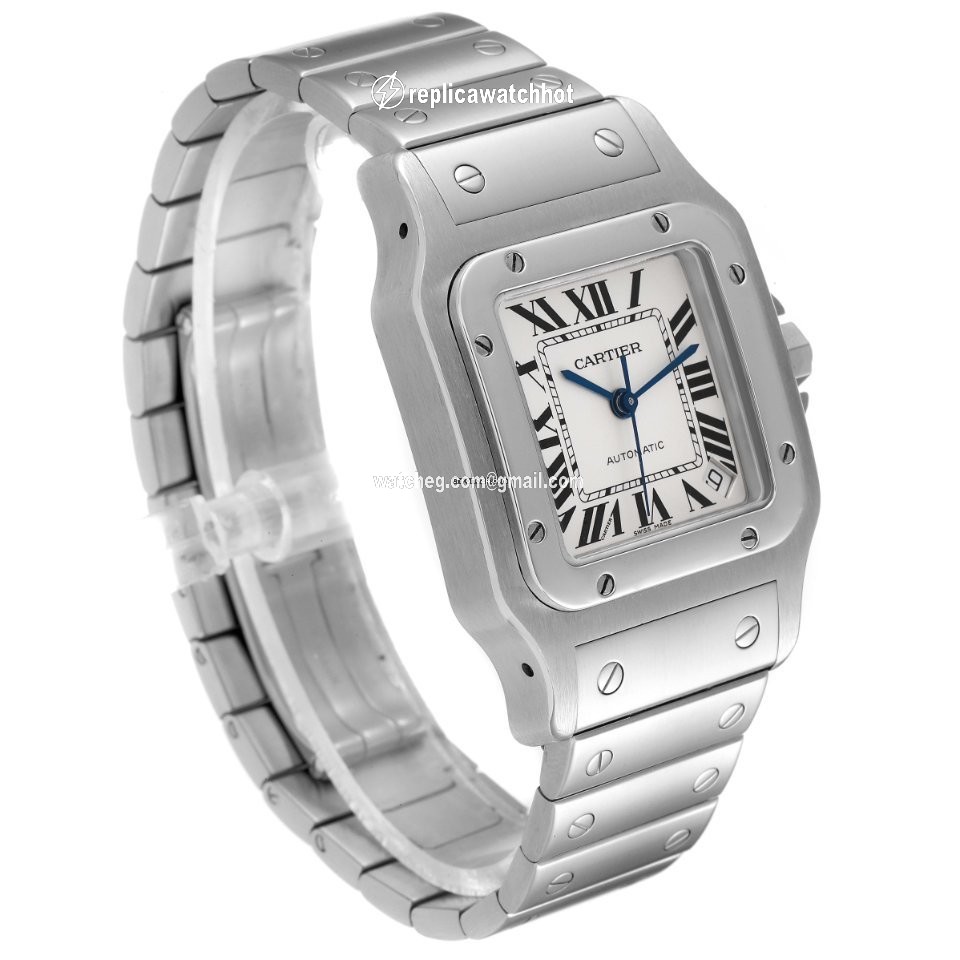 Cartier Santos Galbee Mens watch Unisex Automatic Steel W20098D6 3