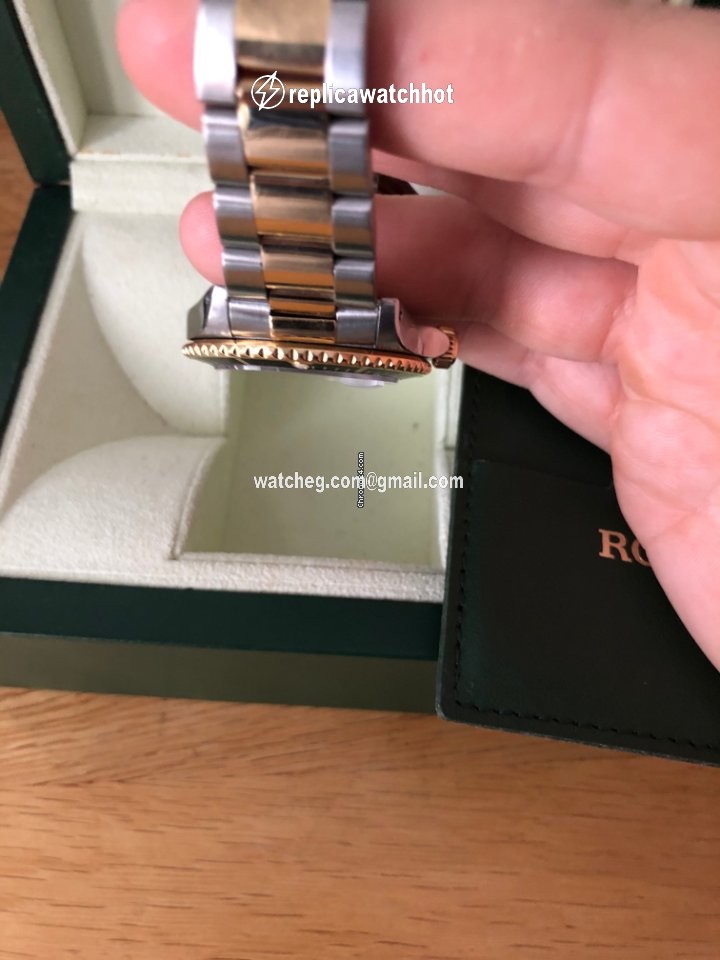 Rolex Submariner Date Mens watch Unisex Gold Steel Automatic 16613LN 3