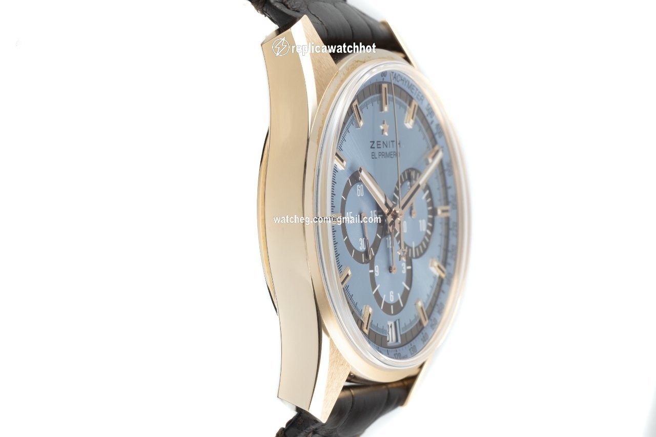 Zenith El Primero Chronograph Mens watch Unisex Automatic Red gold 18.2045.400 3