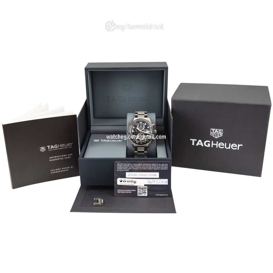 TAG Heuer Carrera Calibre HEUER 01 Mens watch Unisex Automatic Steel CAR201Z.BA0714 3