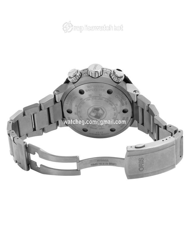 Oris ProDiver Chronograph Mens watch Unisex Automatic Titanium 01 774 7727 7154-SET 3