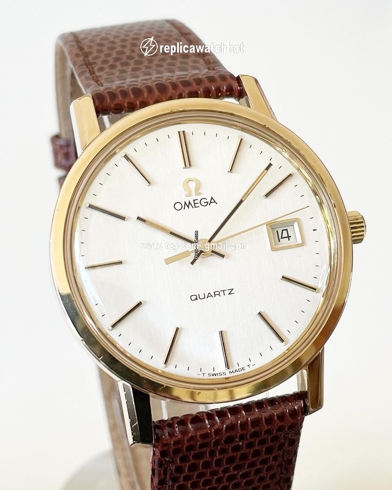 Omega Seamaster Mens watch Unisex Quartz Gold Steel 196.0160 3