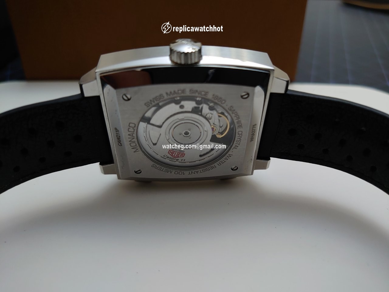 TAG Heuer Monaco Calibre 11 Mens watch Unisex Automatic CAW211P 3