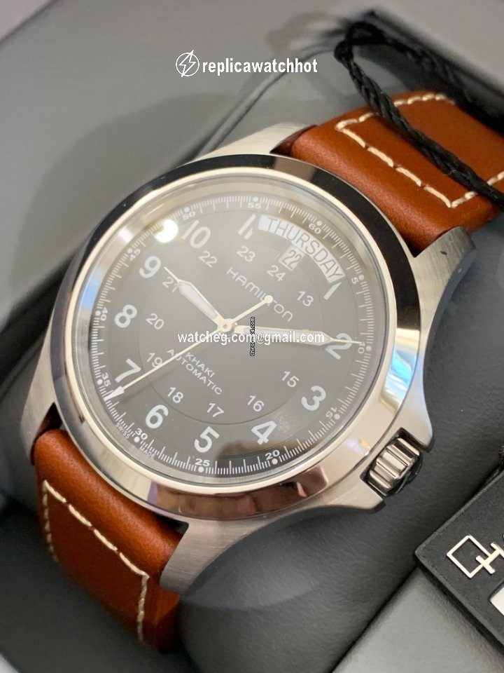 Hamilton Khaki Field King Mens watch Unisex Automatic Steel H64455533 3