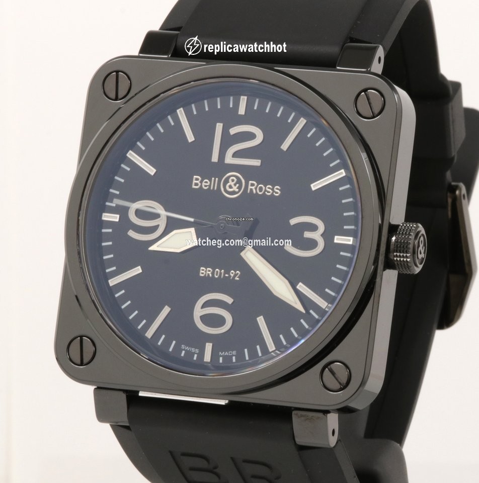 Bell & Ross BR 01-92 Mens watch Unisex Automatic Ceramic BR0192-BL-CER SRB 3
