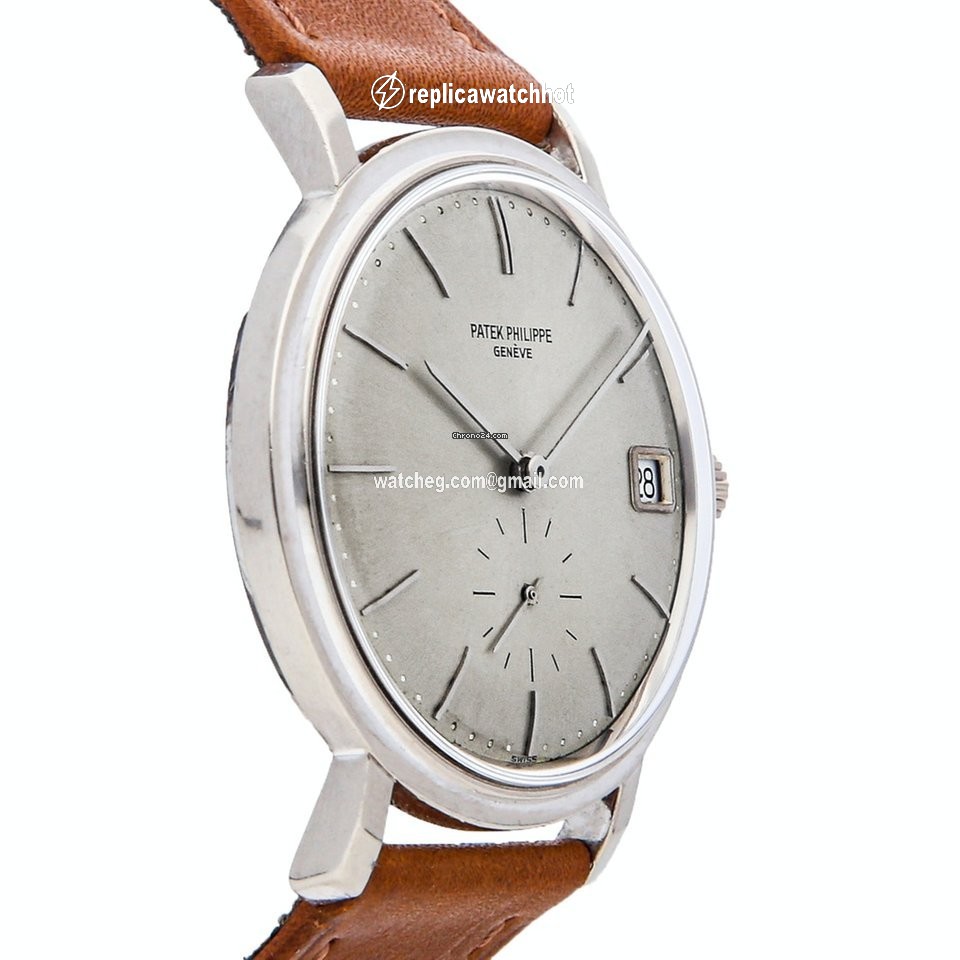 Patek Philippe Calatrava Mens watch Unisex Automatic White gold 3445G-020 3