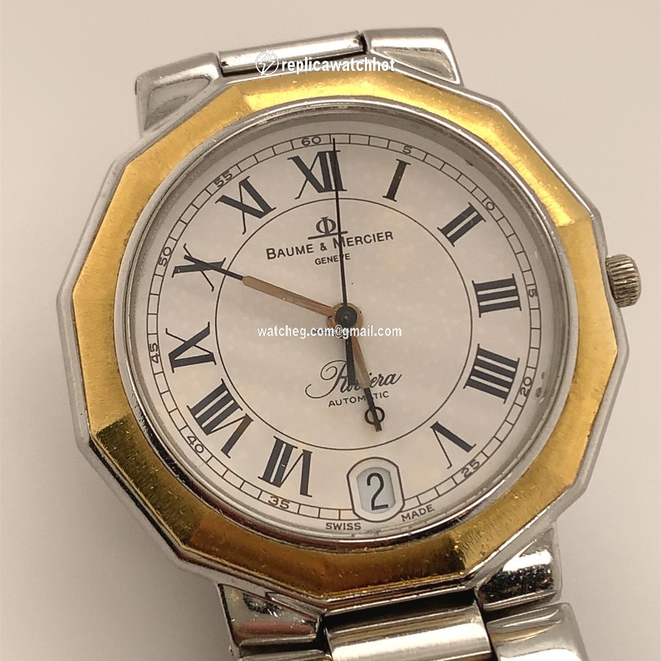 Baume & Mercier Riviera Mens watch Unisex Automatic Gold Steel 3131 3