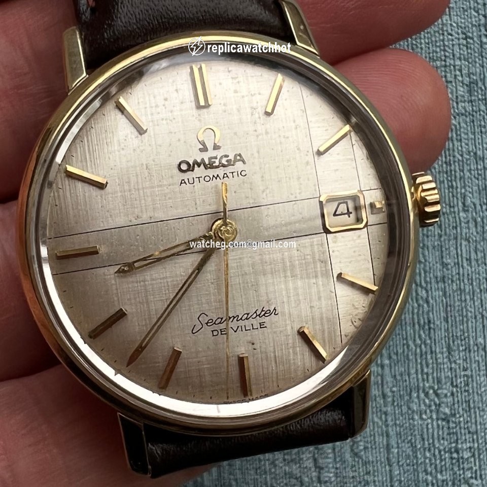 Omega Seamaster DeVille Mens watch Unisex Automatic Gold Steel 14910 3
