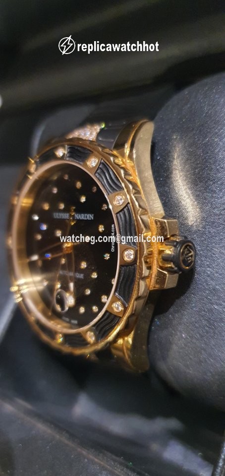 Ulysse Nardin Lady Diver Starry Night Mens watch Unisex Automatic Rose gold 8156-180 3
