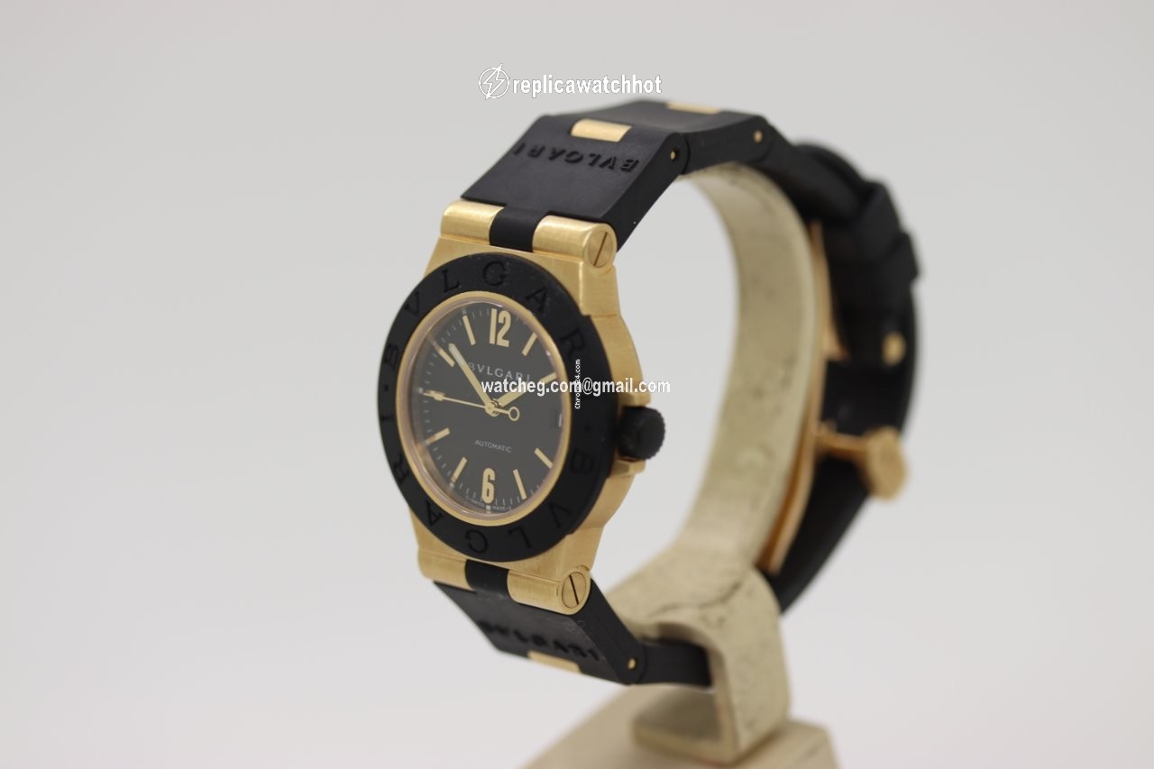 Bulgari Diagono Womens watch Automatic Yellow gold AL32G 3