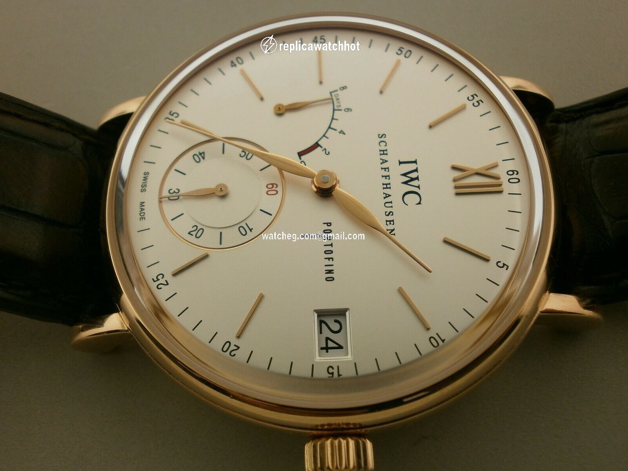 IWC Portofino Hand-Wound Automatic Rose gold 5101-07 3
