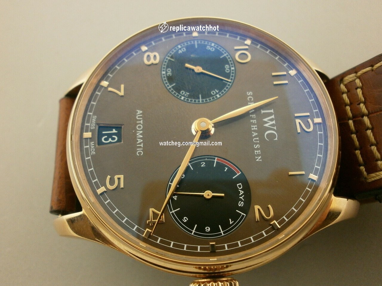 IWC Portuguese Automatic Mens watch Unisex Automatic Rose gold 5001-24 3