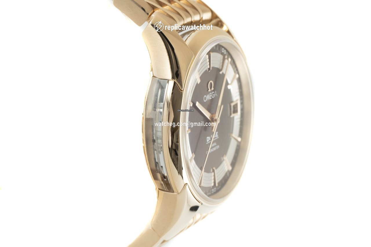 Omega De Ville Hour Vision Mens watch Unisex Automatic Red gold 431.60.41.21.13.001 3