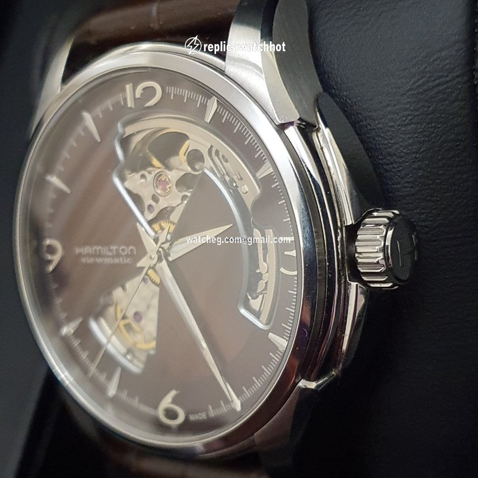 Hamilton Jazzmaster Open Heart Mens watch Unisex Automatic Steel H32565595 3