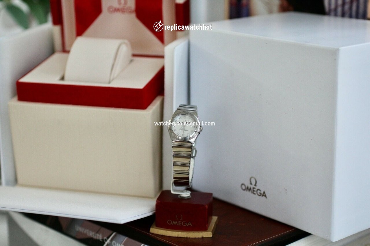 Omega Constellation Quartz Womens watch Quartz Steel 123.10.24.60.55.001 3
