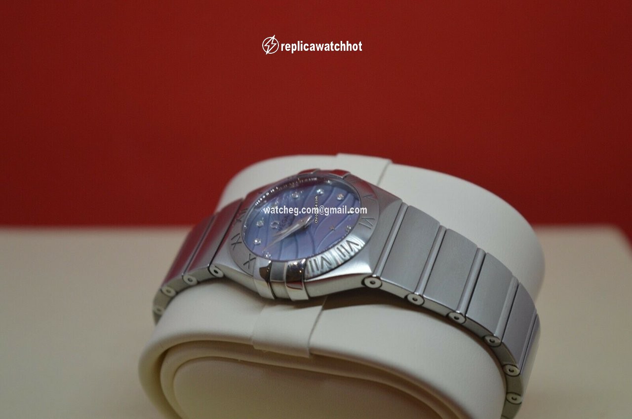 Omega Constellation Quartz Womens watch Quartz Steel 123.10.27.60.57.001 3