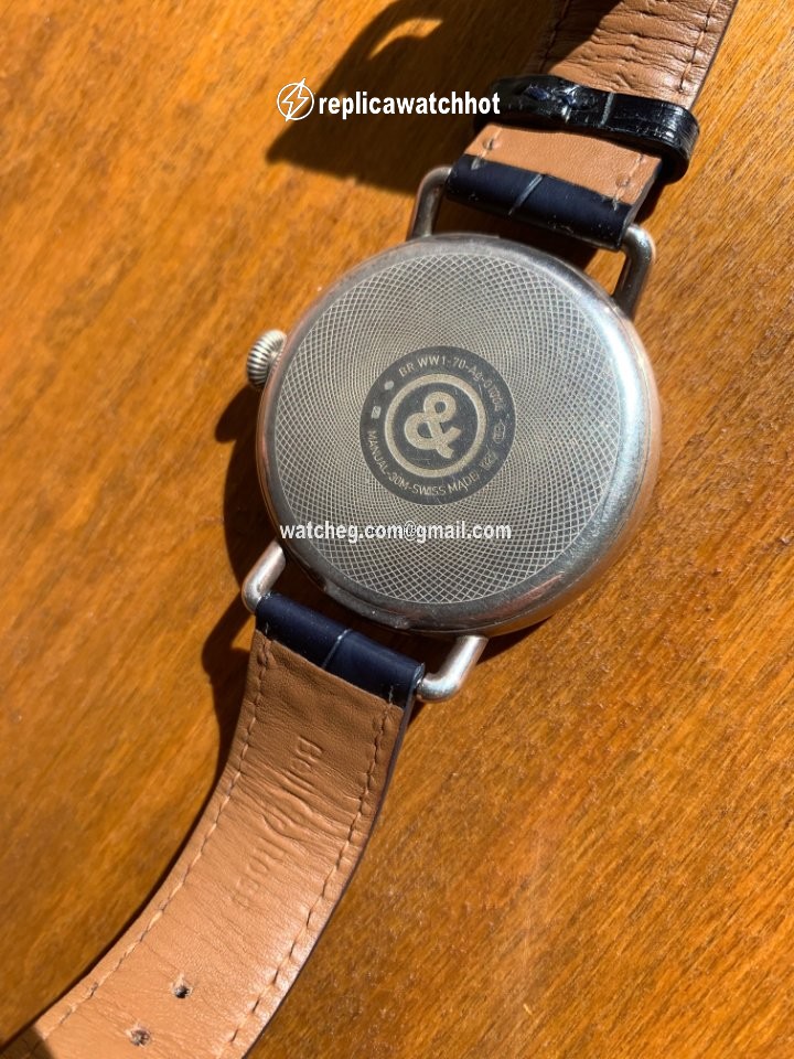 Bell & Ross Vintage Mens watch Unisex Manual winding Silver BRWW1-ME-AG-SI SCR 3