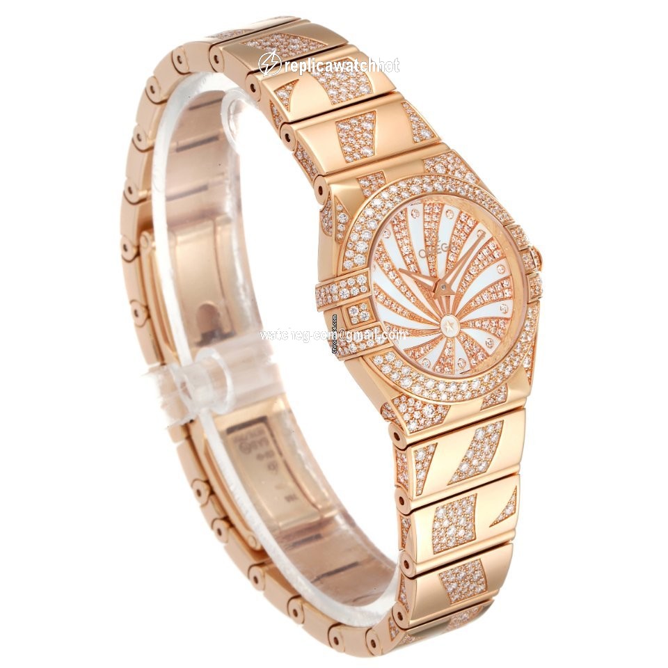 Omega Constellation Quartz Womens watch Quartz Rose gold 123.55.24.60.55.011 3