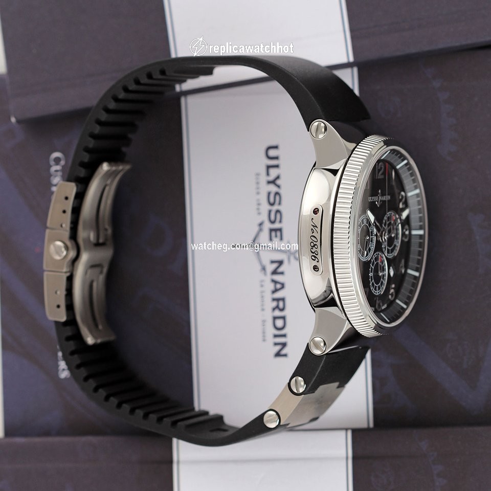 Ulysse Nardin Marine Chronograph Mens watch Unisex Automatic Steel 1503-150-3 62 3