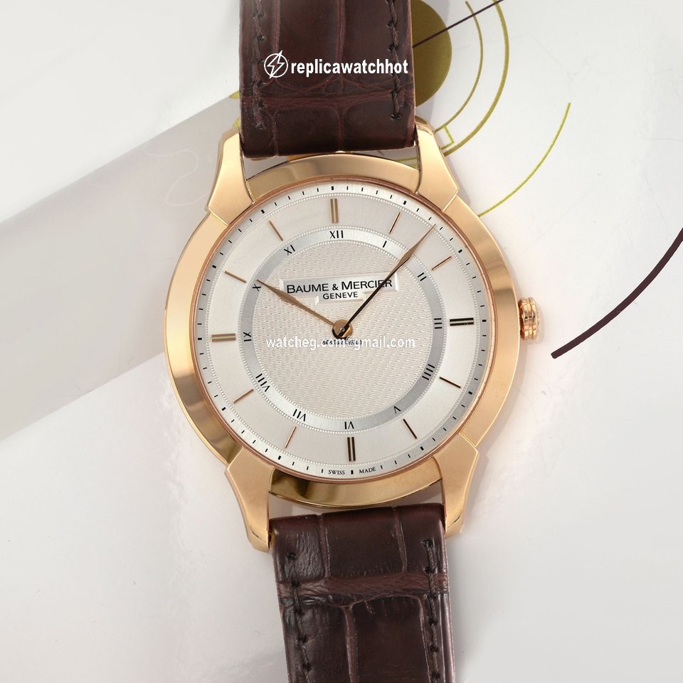 Baume & Mercier William Baume Mens watch Unisex Manual winding Rose gold m0a08794 3