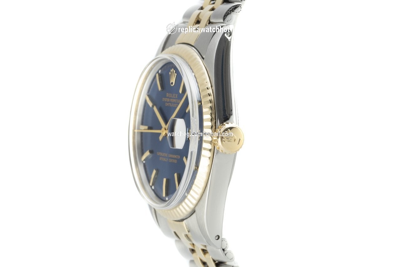 Rolex Datejust 36 Mens watch Unisex Gold Steel Automatic 1601 3