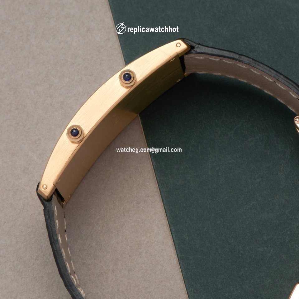 Cartier Tank Mens watch Unisex Quartz Yellow gold 0081 or W1506253 3