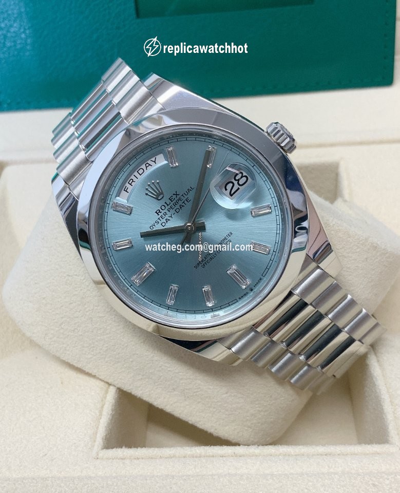 Rolex Day-Date 40 Mens watch Unisex Platinum Automatic 228206-0004 3
