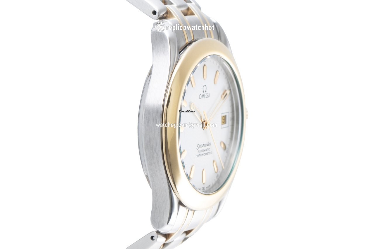 Omega Seamaster Mens watch Unisex Automatic Gold Steel 168.1501 3