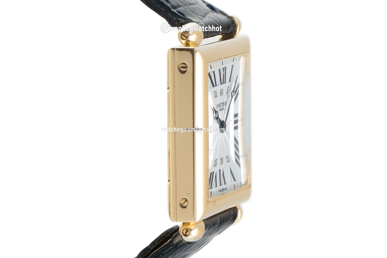 Cartier Tank Mens watch Unisex Manual winding Yellow gold 2380 3