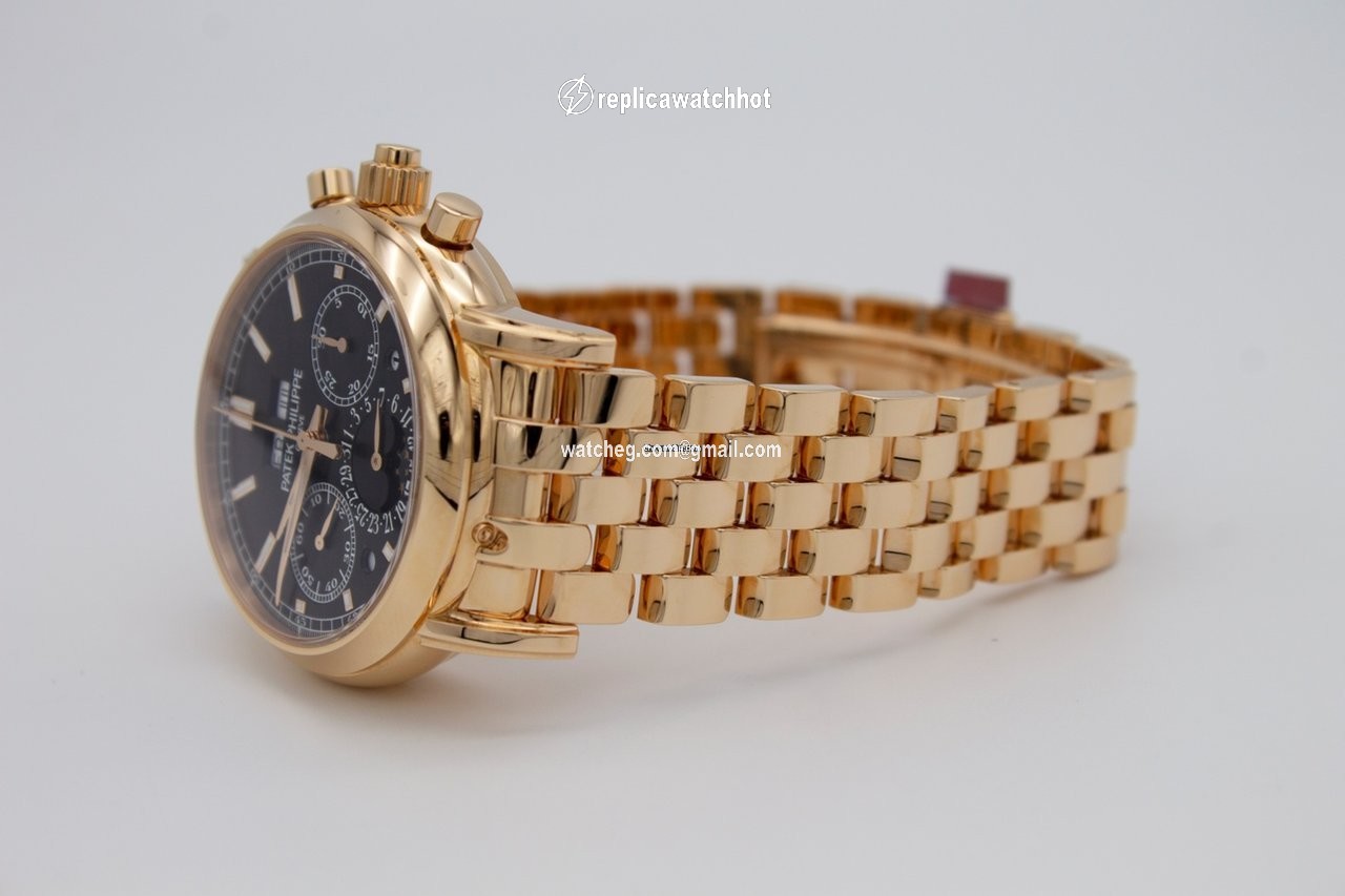 Patek Philippe Perpetual Calendar Chronograph Mens watch Unisex Manual winding Rose gold 5204 1R-001 3